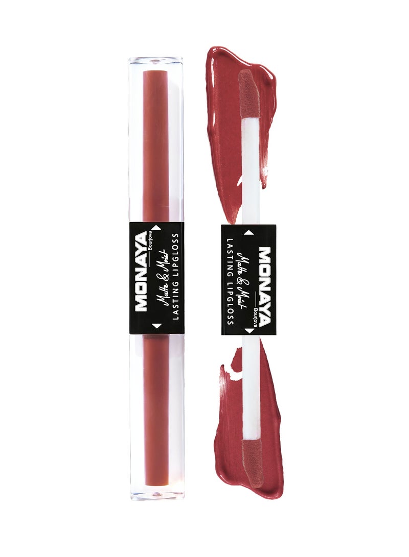 Monaya G006 Matte & Moist Lip Gloss – Long-Lasting, Velvet Matte Finish, Moisturizing, Non-Drying, Lip Care, Cruelty-Free Makeup - Image 2